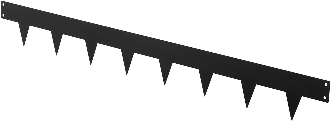 image:imageVEVOR Steel Landscape Edging 5 Packs 39 x 5 in RustResistant Metal Landscape Edging Bendable Garden Edging Border Heavy Duty Lawn Edging EasytoInstall Flower Bed Yard Pathway Divider Dark Gray40 L x 45 H 225in