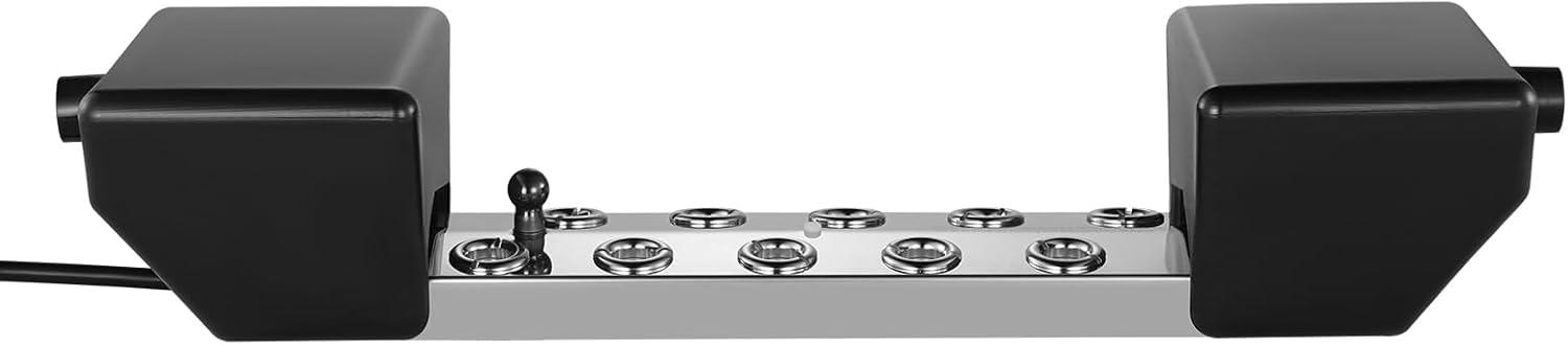 image:imageVEVOR Ultrasonic Mist Maker 12 Head 9000mLH Ultrasonic Fogger Mist Maker with 300W IP67 Waterproof Power Supply Buoy Replacement Discs for Pond Garden Rockery Greenhouse Halloween Decoration10 Head