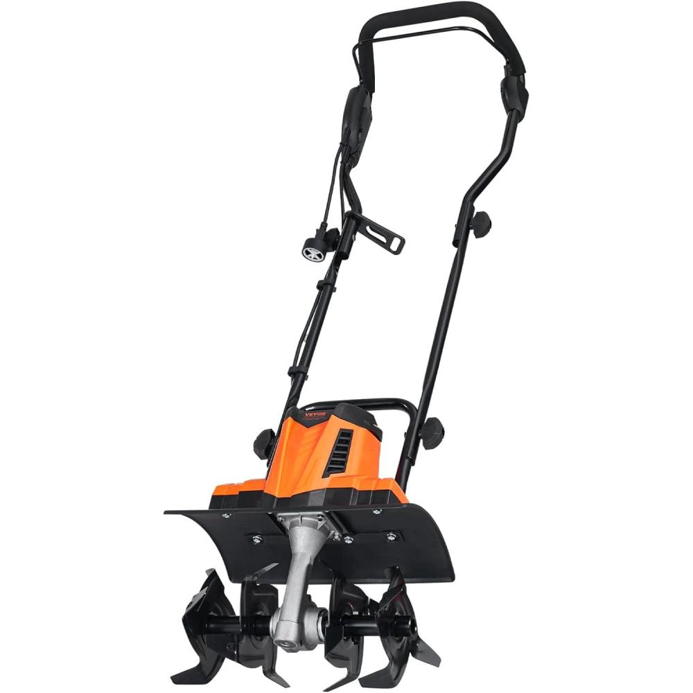 image:imageVEVOR 10 Amp Electric Tiller 14 Tilling Width 394 Tilling Depth Corded Electric TillerCultivator Steel Mn Tines Rototiller for Garden Lawn Soil Digging10 Amp 14 width