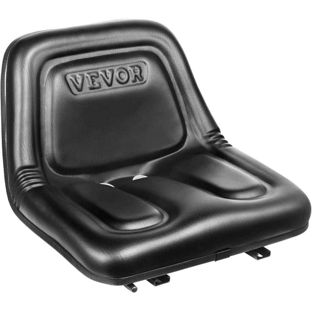 image:imageVEVOR Universal Tracor Seat Lawn Mower Seat with Micro Switch and Drainage Holes 63118 inch Extended Slot Tractor Seat for Tractor Loader ExcavatorOne piece style