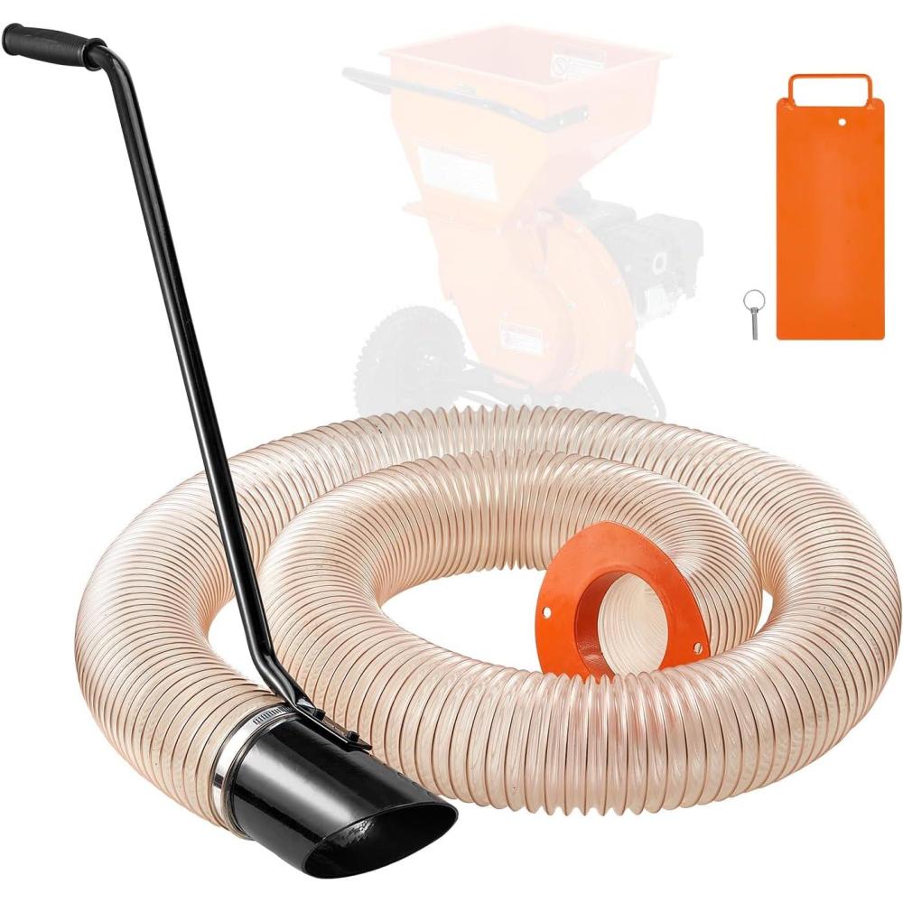 image:imageVEVOR Wood Chipper Shredder Mulcher 7HP Heavy Duty Gas Powered Engine 2 Max Diameter 212cc 41 kW 4Stroke 3in1 Woodchipper Fast Chipping Chopping for Forestry Gardens EPA CertifiedWood Chipper Vacuum Kit