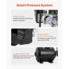 VEVOR 1.1 HP Shallow Well Pump with Pressure Tank, 120V 1320 GPH, Plastic Irrigation Jet Pump with 5-Gal Tank, Automatic Water Booster Transfer System, 20/40 PSI Pressure Switch, for Home Garden Lawn