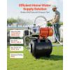 VEVOR 1.6 HP Shallow Well Pump with Pressure Tank, 120V 1320 GPH, Stainless Steel Irrigation Jet Pump with 5-Gal Pressure Tank, Automatic Water Booster System, for Home Garden Lawn, Potable Water(1.6HP)
