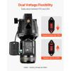 VEVOR 2 HP Shallow Well Jet Pump, 230 Volt, 5200 GPH Cast Iron Well Jet Pump, with 112 ft Max Head Lift, Check Valve, Thermal Protection, Automatic On/Off, for Garden Irrigation Lawn Sprinkler System(1/2 HP)