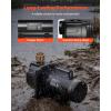 VEVOR 2 HP Shallow Well Jet Pump, 230 Volt, 5200 GPH Cast Iron Well Jet Pump, with 112 ft Max Head Lift, Check Valve, Thermal Protection, Automatic On/Off, for Garden Irrigation Lawn Sprinkler System(2 HP)