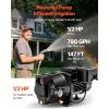 VEVOR 2 HP Shallow Well Jet Pump, 230 Volt, 5200 GPH Cast Iron Well Jet Pump, with 112 ft Max Head Lift, Check Valve, Thermal Protection, Automatic On/Off, for Garden Irrigation Lawn Sprinkler System(1/2 HP)