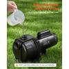 VEVOR 2 HP Shallow Well Jet Pump, 230 Volt, 5200 GPH Cast Iron Well Jet Pump, with 112 ft Max Head Lift, Check Valve, Thermal Protection, Automatic On/Off, for Garden Irrigation Lawn Sprinkler System(2 HP)