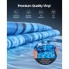 VEVOR 24-ft Round Above Ground Pool Liner, Unibead Pool Liners, Standard Gauge, 52inch Wall Height, Designed for Steel Sided Above-Ground Swimming Pools(Oval)