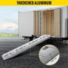 VEVOR Aluminum Ramps, 1250lbs, Straight Ramp with Treads and Load Straps, Portable Loading Ramp for Motorcycles, ATVs, Trucks, Lawn Mower, Dirt Bike, Garden Tractor, 78″ L x 12″ W, 2Pcs(6000lbs)