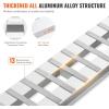 VEVOR Aluminum Ramps, 880 LBS Capacity 47.2″ x 8.5″ Loading Ramps for Motorcycle, Dirt Bike, Trailer, ATV, UTV, Garden Tractor and Lawn Mower, 2PCS(6000lbs)