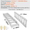 VEVOR Aluminum Ramps, 880 LBS Capacity 47.2″ x 8.5″ Loading Ramps for Motorcycle, Dirt Bike, Trailer, ATV, UTV, Garden Tractor and Lawn Mower, 2PCS(8100lbs)