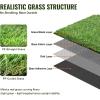 VEVOR Artifical Grass Turf, 5 x 10 ft Thick Grass Rug Indoor Outdoor, 1.38″ Realistic Synthetic Grass Mat with Drainage Holes, Perfect for Patio Garden Lawn Home Backyard Dog Mats(3 x 5 FT)