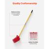 VEVOR Broad Fork, 5-Tine Pitchfork with Dual Fiberglass Handles, Heavy Duty Garden Fork, Ergonomic U-Shaped Design Broadfork Hand Tiller, Gardening Tool for Composting Transplanting Aeration(18-Tine)