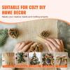 VEVOR Burlap Fabric Roll, 40” x 150 ft & 45 x 45 High Density Wide Natural Burlap Fabric Rolls, Jute Fabric Burlap Tree Wrap Roll, for Decor, Crafts, Wedding, Gardening, Plant & Tree Winter Covering(14 inch x 150 ft)