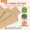 VEVOR Burlap Fabric Roll, 40” x 150 ft & 45 x 45 High Density Wide Natural Burlap Fabric Rolls, Jute Fabric Burlap Tree Wrap Roll, for Decor, Crafts, Wedding, Gardening, Plant & Tree Winter Covering(14 inch x 30 ft)