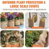 VEVOR Burlap Fabric Roll, 40” x 150 ft & 45 x 45 High Density Wide Natural Burlap Fabric Rolls, Jute Fabric Burlap Tree Wrap Roll, for Decor, Crafts, Wedding, Gardening, Plant & Tree Winter Covering(14 inch x 150 ft)