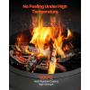 VEVOR Chiminea, 20 Inch Outdoor Wood Burning Firepit, Conical Fireplace for BBQ & Warming, Outside Wooden Fire Pit with Grill Mesh, Chimney Coat & Rustproof Chiminea Lid, for Patio, Garden, Backyard(20 Inch)