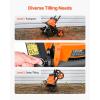 VEVOR Corded Electric Tiller, 18 Inch Tilling Width Garden Rototiller, 13.5-Amp Motor Heavy-Duty Tilling Machine, Cultivator with Steel Tines and Foldable Handle, for Lawn, Yard, and Gardening Care(10 Amp-14 Inch)