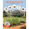 VEVOR Crop Cage, 9.5 x 6.36 x 6.36 ft Plant Protection Tent with Zippered Door, Wind-Resistant Tall Crop Cage, Easy to Install, Outdoor Raised Bed Cover, Tomato Plant Netting for Garden Patio Lawn(9.5 x 6.36 x 6.36Ft-Square)