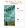 VEVOR Crop Cage, 9.5 x 6.36 x 6.36 ft Plant Protection Tent with Zippered Door, Wind-Resistant Tall Crop Cage, Easy to Install, Outdoor Raised Bed Cover, Tomato Plant Netting for Garden Patio Lawn(11.6 x 3.9 x 6.3Ft-Square)