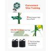 VEVOR Cucumber Trellis, 35″ x 55″ Foldable A-Frame Garden Trellises for Raised Bed, 4 Panels, Metal Rustproof Outdoor Climbing Plant Support with Gloves for Vine, Peas, Beans, Tomato, Flowers(46″ x 36″)