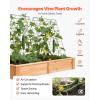 VEVOR Cucumber Trellis, 35″ x 55″ Foldable A-Frame Garden Trellises for Raised Bed, 4 Panels, Metal Rustproof Outdoor Climbing Plant Support with Gloves for Vine, Peas, Beans, Tomato, Flowers(35″ x 55″)