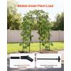 VEVOR Cucumber Trellis, 83 inch Tall Garden Arch Trellis, U-Shape Garden Trellises for Raised Bed, Metal Arch Outdoor Climbing Plants Support for Vine, Peas, Beans, Zucchini, Tomato, Squash, Flowers(Arch Trellis)