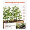 VEVOR Cucumber Trellis, No Assembly Required, 39″ High 2 Pack Foldable A-Frame Garden Trellises for Raised Bed, Metal Rustproof Outdoor Climbing Plant Support for Vine, Peas, Beans, Tomato, Flowers(39″ x 32″)