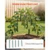 VEVOR Cucumber Trellis, No Assembly Required, 39″ High 2 Pack Foldable A-Frame Garden Trellises for Raised Bed, Metal Rustproof Outdoor Climbing Plant Support for Vine, Peas, Beans, Tomato, Flowers(39″ x 32″)