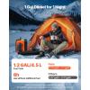 VEVOR Diesel Heater 8KW, DC 12V/24V, All in One Portable Diesel Air Heater with Bluetooth APP Control, Remote Control and LCD Screen, 1.9 Gal Fuel Tank for Trucks, Vans, RVs, Campers, and Garages(Black+Orange)