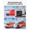 VEVOR Diesel Heater 8KW, DC 12V/24V, All in One Portable Diesel Air Heater with Bluetooth APP Control, Remote Control and LCD Screen, 1.9 Gal Fuel Tank for Trucks, Vans, RVs, Campers, and Garages(Camouflage Square)