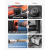 VEVOR Diesel Heater 8KW, DC 12V/24V, All in One Portable Diesel Air Heater with Bluetooth APP Control, Remote Control and LCD Screen, 1.9 Gal Fuel Tank for Trucks, Vans, RVs, Campers, and Garages(Black+Orange)
