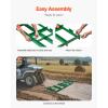 VEVOR Drag Harrow, 4 ft Heavy Duty Tow Behind Drag Harrow with Adjustable Bars & 72 in Chain, Driveway Grader Landscape Rake for ATV, UTV, Tractor, Mower Tow Behind Yard Lawn Leveling Tool(6 FT- Green)