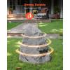 VEVOR Faux Rock Cover, Outdoor Fake Rock Well Pump Cover, Realistic Natural Texture, Lightweight & Weather-Resistant Polyresin Artificial Boulder for Landscaping Garden Yard Décor, Brown, Small Size(Irregular cone/Medium size/dark grey)
