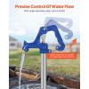 VEVOR Frost Proof Yard Hydrant, 5.24FT Freeze-Proof Outdoor Faucet with 36″ Bury Depth, 3/4″ NPT Pipe Connection, Lever Handle + Handwheel, No Lead Freezeless Hydrant for Yard Garden Farm Irrigation(Antique)