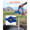 VEVOR Frost Proof Yard Hydrant, 5.24FT Freeze-Proof Outdoor Faucet with 36″ Bury Depth, 3/4″ NPT Pipe Connection, Lever Handle + Handwheel, No Lead Freezeless Hydrant for Yard Garden Farm Irrigation(Antique)