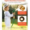 VEVOR Garden Hose Quick Connect, 3/4 inch Male & Female, 200 PSI Heavy Duty Solid Brass Quick Connector, 2 Sets Garden Hose Fitting, No Leak Water Hoses Connectors with Gaskets