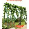 VEVOR Garden Stakes, 25 Pack, 82.68 inch, Plastic Coated Metal Tomato Stakes, Garden Sticks for Plants Support, with Pointed End and Non-Slip Bumps for Growing Climbing Plants, Outdoor Vegetables(2.1m*11mm)