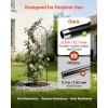VEVOR Garden Trellis, 71 x 20 inch Rose Trellis, 4 Packs Garden Flower Rose Trellises with Powder-Coated Finish & Convenient Locking Design, Plant Support Trellises for Flowers, Vegetables, Roses(2 Packs-Style2)