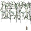 VEVOR Garden Trellis for Climbing Plants, 71 x 20 in, 6 Packs Rustproof Metal Garden Flower Trellis, Outdoor Climbing Rose Clematis Cucumbers Trellis Decorative for Courtyards Lawns(71”Hx 20”W)
