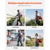 VEVOR Gas Powered Backpack Sprayer, 26.5CC 0.9HP Engine, Garden Sprayer with 6.5 Gallon Tank, Large Area Coverage, Lawn Spraying Machine with 24 in Wand & Nozzles for Efficient Gardening & Farming(4 Gal Fogger Sprayer)