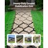 VEVOR Gravel Grid, 2 Inch Depth, 32.81 x 9.84 FT / 10000 x 3000 mm, 1880 LBS Per Sq ft Grass Ground Retainer, Permeable Geo Grids Driveway Stabilization, for Garden, Patio, Walkway, RV Parking Slopes(16.4 x 6.5 FT)