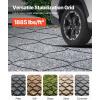 VEVOR Gravel Grid, 3 Inch Depth, 24.93 x 9.52 FT / 7600 x 2900 mm, 1880 LBS Per Sq ft Grass Ground Retainer, Permeable Geo Grids Driveway Stabilization, for Garden, Patio, Walkway, RV Parking Slopes