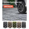 VEVOR Gravel Grid, 4 Inch Depth, 17.06 x 8.86 FT / 5200 x 2700 mm, 1880 LBS Per Sq ft Grass Ground Retainer, Permeable Geo Grids Driveway Stabilization, for Garden, Patio, Walkway, RV Parking Slopes