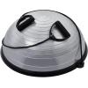 VEVOR Half Exercise Ball Trainer, 23/26 inch Balance Ball Trainer, 1500lbs Capacity Stability Ball, Yoga Ball with Resistance Bands & Foot Pump, Strength Fitness Ball for Home Gym Full Body Workout(23″ Ripple Gray)
