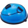 VEVOR Half Exercise Ball Trainer, 23/26 inch Balance Ball Trainer, 1500lbs Capacity Stability Ball, Yoga Ball with Resistance Bands & Foot Pump, Strength Fitness Ball for Home Gym Full Body Workout(23″ Ripple Blue)