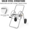 VEVOR Hose Reel Cart, Hold Up to 250 ft of 5/8’’ Hose, Garden Water Hose Carts Mobile Tools with 4 Wheels, Heavy Duty Powder-Coated Steel Outdoor Planting with Storage Basket, for Garden, Yard, Lawn(175 ft)