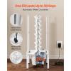 VEVOR Hydroponic Tower, 45 Pods 9 Tiers Hydroponics Growing System Kit with LED Grow Light, App Control & Casters, Vertical Home Garden with 20L Water Tank & Pump for Indoor Herbs, Fruits, Vegetables