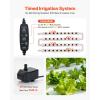 VEVOR Hydroponics Growing System Kit, 3-Tier 108 Sites UPVC Pipe Hydroponic Grow Kit with Timed Irrigation, Thickened Hydroponic Pipes, Indoor Home Garden Vegetable Planting Grow Kits for Fruit Herb(Black & White – Premium Version)