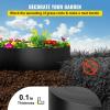 VEVOR Landscape Edging, 10 inch Depth 150 ft Total Length, Recycled HDPE Coiled Terrace Board, Flexible Bender Border & EasyFlex 10 in. Landscape Anchoring Stake Pack